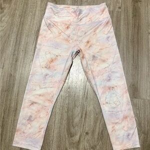 Forever 21 Pastel Marble Print Leggings